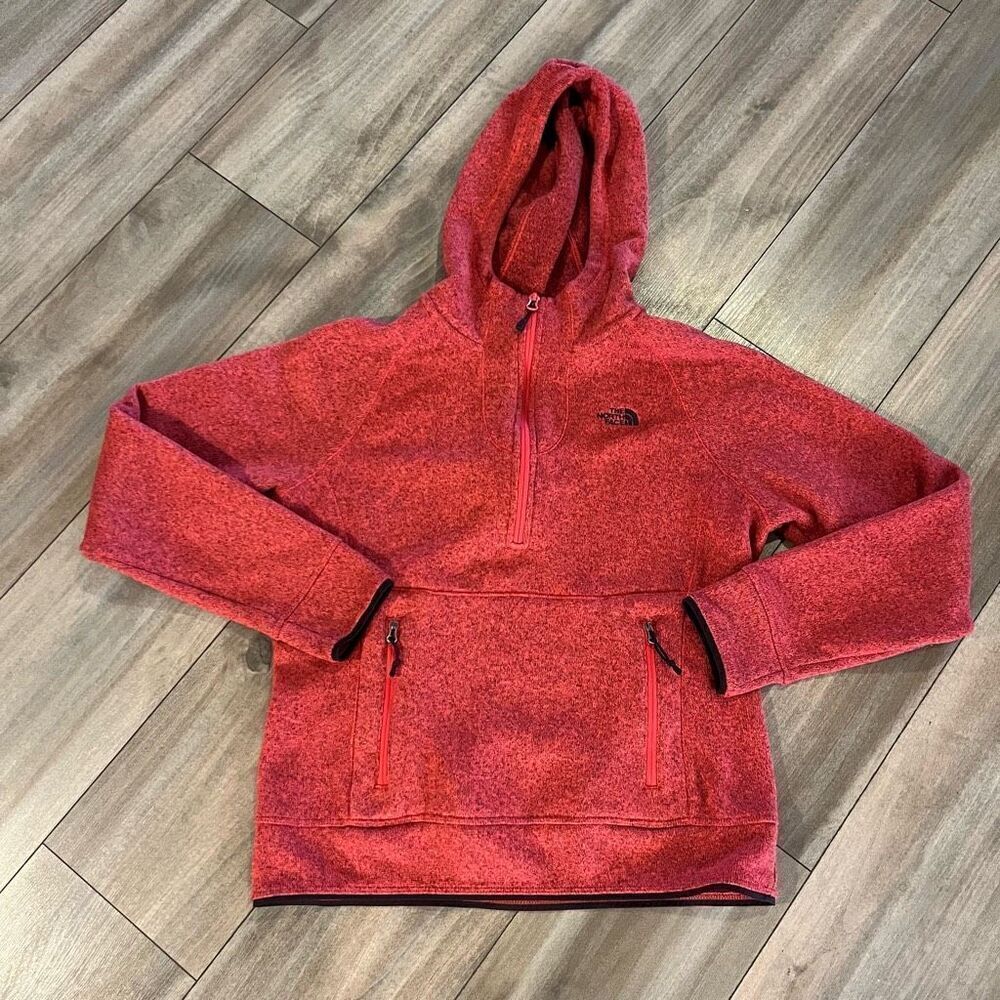 North Face Pink/Red Better Sweater‎ Jacket Women Medium